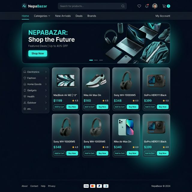 NepaBazar E-Commerce Marketplace